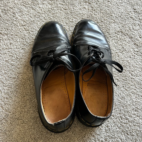 DOC DR MARTENS Vintage Mens Size 10 UK / 11 US England Black Oxford Shoes - Picture 6 of 6